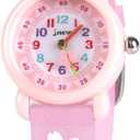 Toddler Watches for Girls - Best Toys Gifts for Girls Age 3 4 5 6 7 8 (Flower Pink)