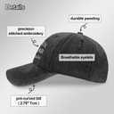 Gardening Gifts for Women - Gardening Hat Embroidered Breathable Cute Baseball Cap for Mom, Wife Outdoor Work (Gray)