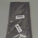 YSYY 100% Blackout French Door Curtains, Wrinkle Free, Room Darkening, Blocks Light and Heat Through Glass. Drill-Free， Easy Installed Door Window Curtains. (Dark Grey,1 Panel, 26"x 72")