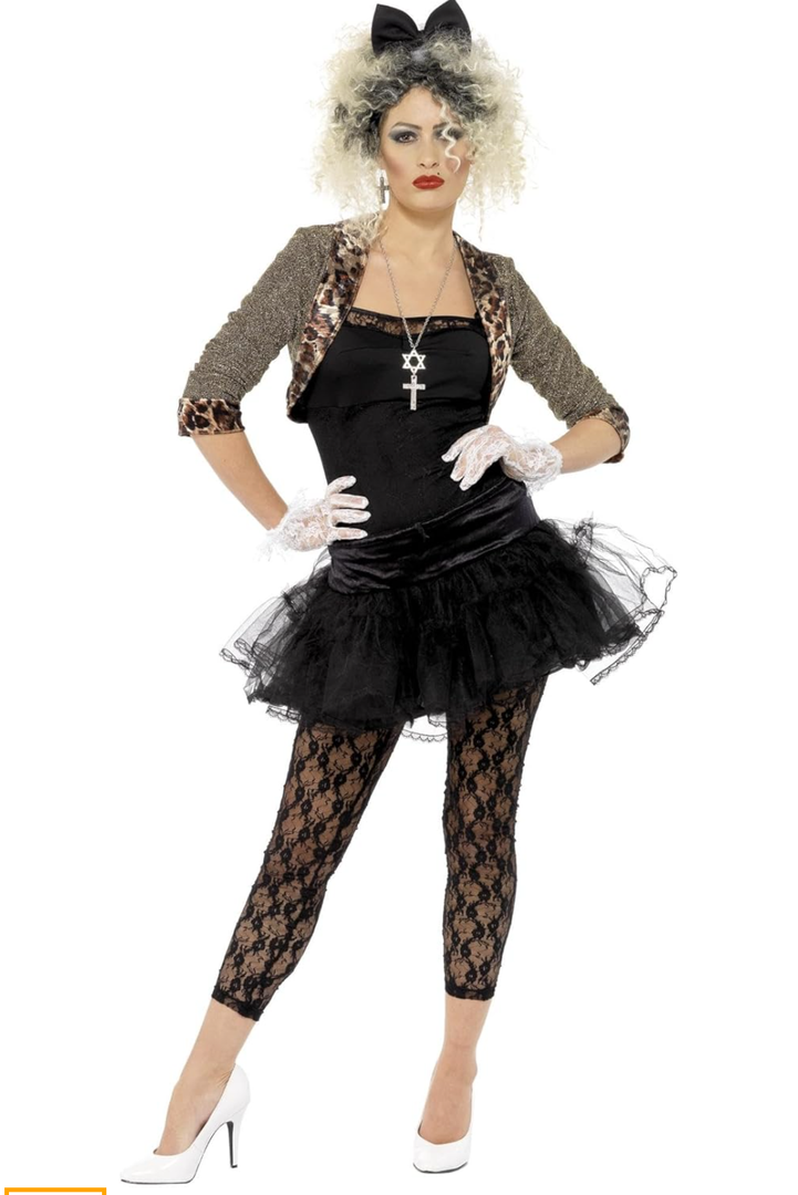 Smiffys 80s Wild Women's Costume, Size L