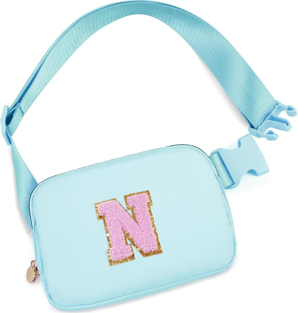 2 x Uygafly Birthday Gifts for 4 5 6 7 8 9 10 11 12 13 Year Old Girls,Graduation Gifts for Teens Kids Daughter Sister Her,Fanny Pack Crossbody Bag Belt Bag Cute Trendy Stuff | Blue,N