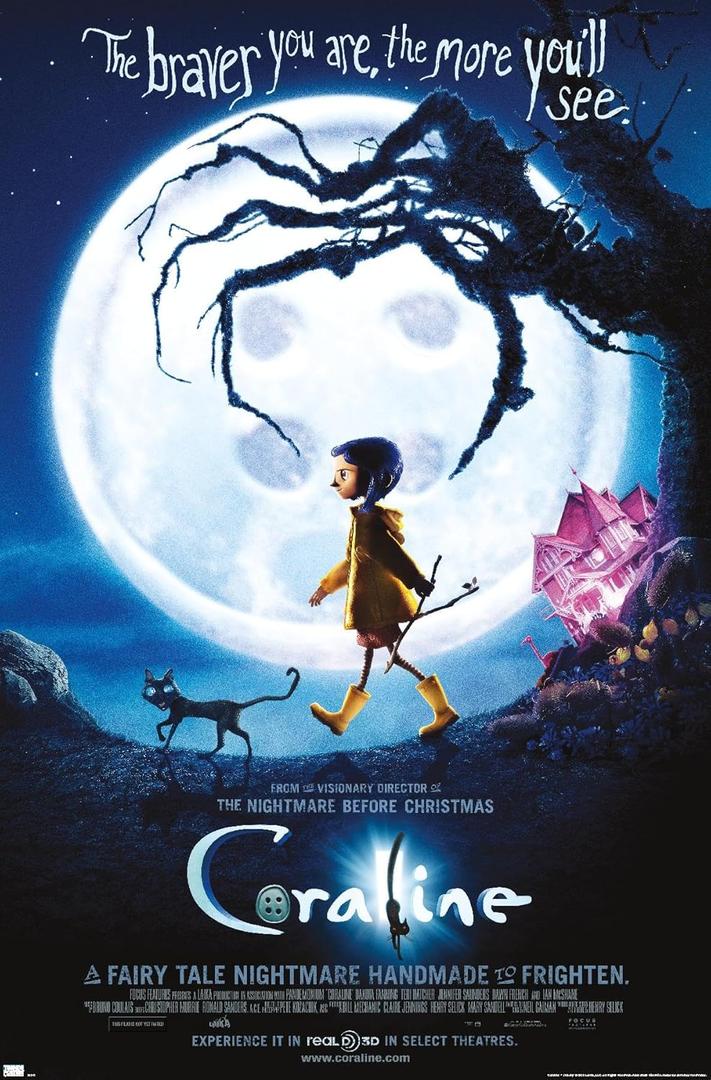 Coraline - Braver One Sheet Wall Poster, 34L" x 22.4W", Unframed Version