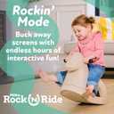 Nuby Rock 'N Ride Rocking Horse for Kids - Ride, Rock & Scoot Toy for Indoor & Outdoor Play - Balance & Coordination Development Toy - Ages 12+ Months - Beige Horse