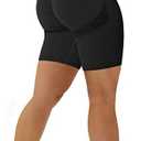 Scrunch Butt Lifting Seamless Shorts for Women High Waist Tummy Control Workout Biker Shorts Ruched Booty Lifting Leggings L/XL