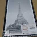 upsimples 12x18 Picture Frame, Display Pictures 11x17 with Mat or 12 x 18 Without, Wall Hanging Poster Frames, Black, 1 Pack