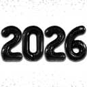 Black 2026 Balloons 42 Inch, Giant - Black Graduation Decorations 2026, Foil Number 2026 Graduation Balloons Class of 2026 Decorations | Graduation Party Decorations | Prom Decorations 2026, Katchon