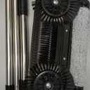 Sweeper Cleaner with 7 Replacement Parts for Home Office for Hardwood Floors and Tile, Pet Hair Dust Scraps Paper & Small Rubbish Cleaning, Not for Carpets (Black)