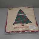 Mud Pie Tree Light Up Christmas Pillow, 18" x 18", TAN