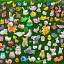 150 Pcs Mini Resin Animals - Resin Animals Variety Pack Miniature Animals Figurines Tiny Little Animal Figures Bulk for Fairy Garden Micro Landscape Dollhouse Accessories