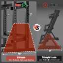 3-Tier Adjustable Dumbbell Rack, Heavy-Duty Weight Rack for Home Gym, Space-Saving Weight Storage Rack for Dumbbells, Kettlebells, Barbells & Plates (Rack Only)