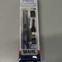 Wahl Micro Groomsman Battery Personal Trimmer for Hygienic Grooming with Rinseable, Interchangeable Heads for Eyebrows, Neckline, Nose, Ears, & Other Detailing - 05640-600