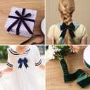 2 x Coffee Velvet Ribbon 3/8" x 20Yd,Great for Gift Wrapping,Hair Bows Making, Wreaths,Wedding and Christmas Party Decoration(Coffee 3/8")