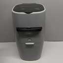 Litter Genie Standard Pail (Silver) | Cat Litter Box Waste Disposal System for Odor Control | Includes 1 Square Refill Bag