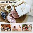 17cm Doll Clothes Set with Fashion Accessories - Premium Luxury Baby Doll Outfits & Designer Clothes Bundle, Unique Fashion Style Dresses with Hat & Pearl Necklace & Bag Accessories(Blue)