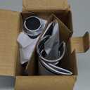 Maestri House Rechargeable Milk Frother with Stand, LunaFro Handheld Electric Foam Maker Waterproof Detachable Stainless Steel Whisk Drink Mixer Foamer for Lattes, Cappuccino (Black)