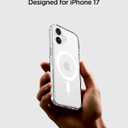 Spigen for iPhone 17 Case, Ultra Hybrid MagFit [TPU Covered Camera Control] [Anti-Yellowing] [Compatible with Magsafe] - Frost White