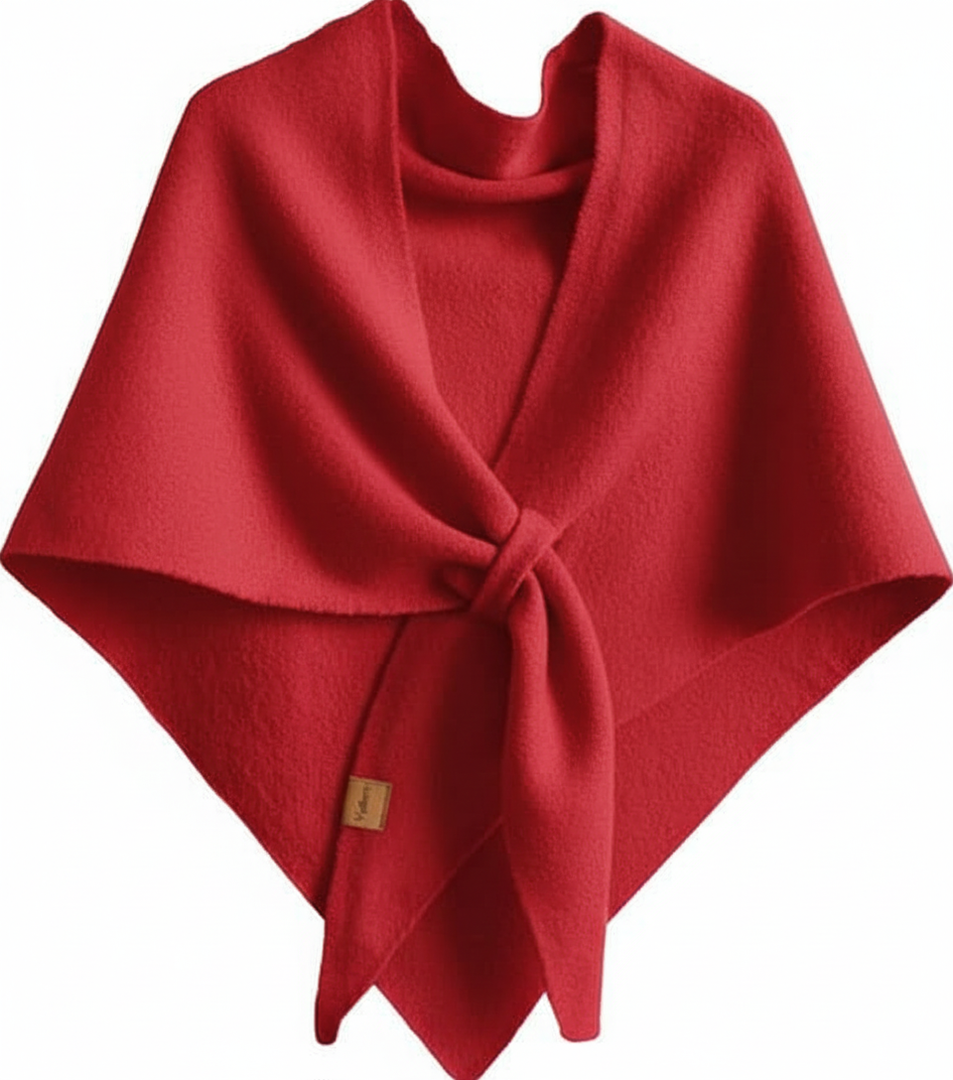 Women's Knit Triangle Scarf Shawl Tie Up Sweater Shawl Scarf Cashmere Shoulder Cardigan Cross Cape Top 2025