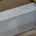 Baseboarders Basic Series 3 ft (36 in) Galvanized Steel Slip-On Baseboard Heater Cover + Left & Right Endcaps, Rust Resistant, White, for Hydronic Hot-Water Systems