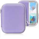 Card case for Player Cards with 120 Pockets, Card Holder with 15 Removable Sleeves, Suitable for any card carrying case of the same size (Purple)