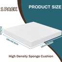 Frienda 1 Pack 2 x 18 x 18 Upholstery High Density Craft Foam Sheets Replacement Square Cut to Size Cushion Chair Padding, Suitable for Shipping, Packing, Cushion Foam, Mailing, Cosplay