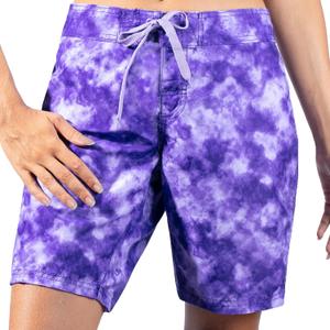 Kanu Surf Womens Marina UPF 50 Active Swim Board Short (Reg & Plus Sizes) (8, Sydney Purple)