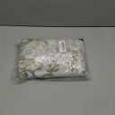 Tititex Boho Rustic Sage Green Flower Faux Linen Shower Curtain, Vintage Bathroom Decoration Shower Curtain Sets 72x72 in with Hooks