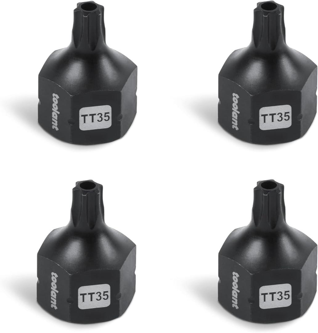 toolant 3/8" drive TT35 impact torx bit socket set 4PCS, Torx Drive, S2 Steel Air Drive Torx Socket set,Impact GradeAnti-Roll Design