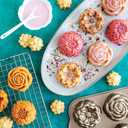 Nordic Ware Floral Cakelet, 3 Cups, Toffee