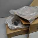 ESLITE LIFE Nonstick Stock Pot with Lid, 5 Quart Granite Casserole Large Soup Pot Pasta Cooking Pot, Induction Compatible, PTFE & PFOA Free, White