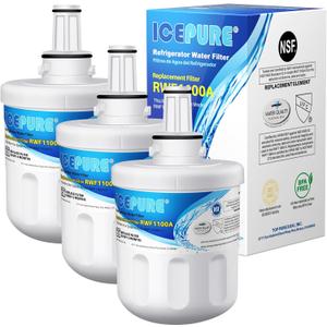 ICEPURE DA29-00003G Replacement for DA29-00003B DA29-00003A, Aqua-Pure Plus DA29-00003D DA29-00003F DA97-06317A, HAFCU1, WF289, WSS-1 WFC2201 HDX FMS-1 RWF1100A Refrigerator Water Filter 3PACK