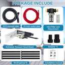 Better Extractor Hose Kit, Compatible with Shop Vac Extractor Kit, Comes with 25 FT Waterline,Combined Spray and Suction Dusting Head, Suitable for Household, Automotive, and Industrial Cleaning
