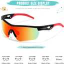 Kids Sunglasses Polarized Youth Baseball Softball Cycling Sports Sun Glasses Boys Girls