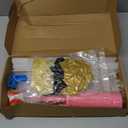 TONIFUL 6 Balloon Centerpieces with Gold Balloon Stand Kit for 2026 Graduation,50th Anniversary Party Decorations,50th 60th 70th Birthday Decorations New Years 2026 Retirement