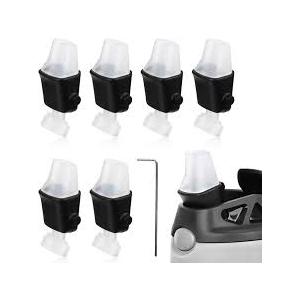 PEUTIER 6pcs Replacement Spout for Contigo Aubrey, Silicone Water Bottle Mouthpiece Replacement Lid Parts Mouth Piece Accessories for Contigo Water Bottle 14oz/20oz for Kids (Spout Only)