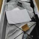 BYMECOST Laptop Desk for Bed, Adjustable Height & Length Laptop Bed Table,Overbed Table with Wheels for King & Queen Size Beds,Rolling Standing Desk,Over Bed Desk for Working Reading Eating (Black)