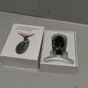 Red-Light-Therapy-for-Face-and-Neck, 7 Color Face Massager Tool for Wrinkles, Double Chin, Vibrating Facial Massager with Thermals for Skin Care, Glossy Black