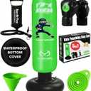 Marwan Sports 5-in-1 Inflatable Punching Bag for Kids  63" Karate Toy Set with Boxing Gloves, Durable Fast Rebound, Active Play, Stress Relief Christmas/Birthday Gift for Boys & Girls Ages 4-12