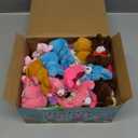 SpringFlower 24 Pack Easter Eggs Filled with Plush Bunnies for Easter Eggs Hunt, Easter Basket Essentials, Basket Stuffers Fillers, Easter Party Favors for Kids, Classroom Easter Prizes