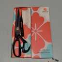 Left-Handed Sewing Fabric Scissors, 10 Inch Dressmaking Taior's Shears-Electroplated Finishing High Carbon Steel Scissors for Crafting, Tailoring, Leather-Cutting(Thread Cutter INCL) (Black)