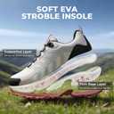 NORTIV 8 Women's Waterproof Hiking Shoes Lightweight for Walking All Day Comfort Non-Slip Outdoor Trekking Camping Climbing Fashion Sneakers Armadillo FieldLite, US: 7.5