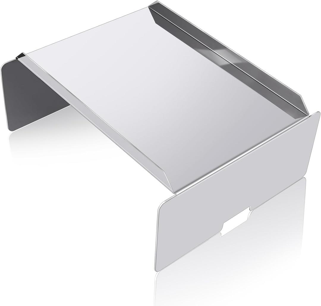 Hiorucet BCA012 Grill Heat Baffle Diffuser Replacement Parts for Traeger Pro Series 34 / Pro Series 22, Pit Boss, Z Grill, Camp Chef and Many More Pellet Grills, Flame Tamer Heat Deflector 37721001.