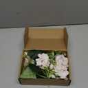 ASTRYAS Artificial Peony Flower 2Pcs Silk Peonies Fake Peony Flowers Floral Arrangements Dining Table Centerpieces for Kitchen Bridal Wedding Party Decor(Light Pink)