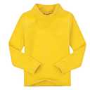 CuteOn Children Unisex Solid Color Kids School Uniform Long Sleeve Turtleneck T-Shirt Yellow 4 Years