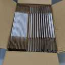5x5x2'' Small Shipping Boxes 25 Pack, White Corrugated Cardboard Literature Mailers, Mailing Packaging Supplies for Small Business (W552-25)