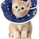 Mechpia Cat Cone Collar Soft, Cat Recovery Collar to Stop Licking, Protective Cats Neck Cone After Surgery for Small Cats Kittens, XS (Neck: 3.5" - 6")