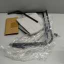 Cordless Cat Window Perch with 4 Strong Suction Cups  Indoor Cat Bed for Large Cats, Metal Frame, Washable Shelf Cover, Fits 23" W X 13" H Glass Spaces (Medium)