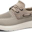 Bruno Marc Men's Hands Free Slip-on Loafers Casual Breathable Sneaker (8.5, Khaki)