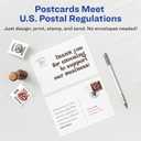 Avery Printable Postcards, 4.25" x 5.5", Matte White, 200 Blank Postcards for Inkjet Printers (8387)