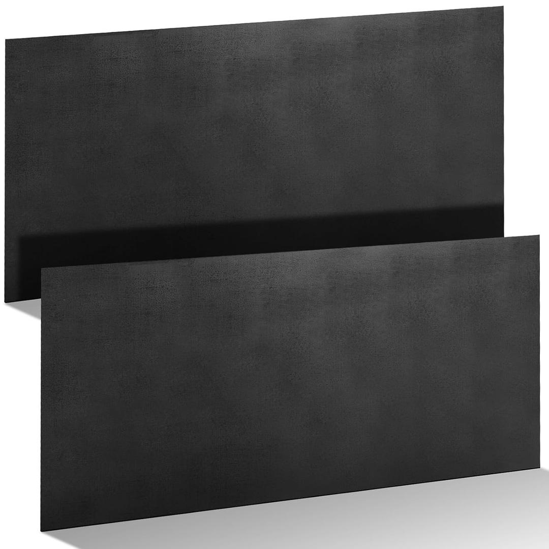 Photect 2 Pcs 1/4 x 4 x 12 Inch A36 Steel Plate Hot Rolled Metal Base Plate Flat Bar Sheet Raw Material for Cutting Industrial Base Construction Boards Structure Support Weldable Square Industrial
