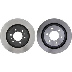 ACDelco Silver Front and Rear Disc Brake Rotors